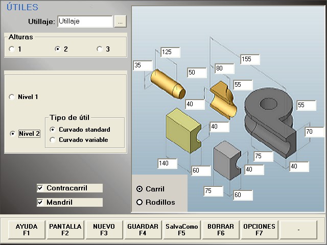 Edición de útiles de curvado en Dyfe-TUBEND